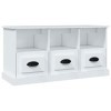 Générique Meuble TV Blanc 100x35x50 cm Bois dingénierie,25.58 KG,816288, Meubles, Meubles TV