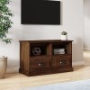 Générique Meuble TV chêne Marron 80x35x50 cm Bois dingénierie,20.3 KG,816287, Meubles, Meubles TV