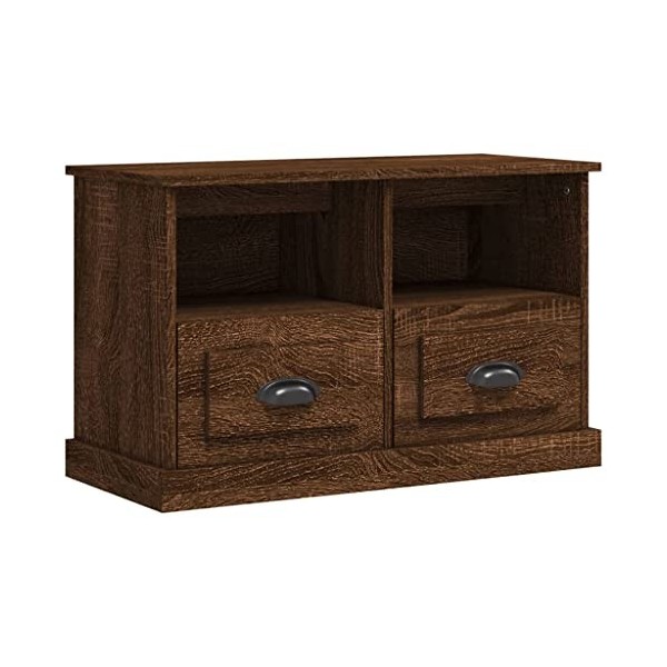 Générique Meuble TV chêne Marron 80x35x50 cm Bois dingénierie,20.3 KG,816287, Meubles, Meubles TV