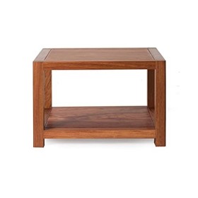 BNNP Étagère centrale de divertissement Support audio à 2 couches en bois Support pour hautparleur et équipement multimédia P