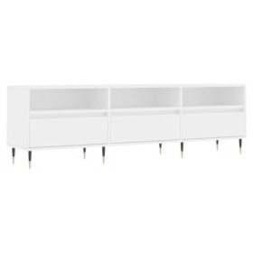 Générique Meuble TV Blanc 150x30x44,5 cm Bois dingénierie,25.6 KG,831260, Meubles, Meubles TV