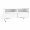 Générique Meuble TV Blanc Brillant 100x34,5x44,5 cm Bois dingénierie,22 KG,831238, Meubles, Meubles TV