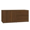 FAMIROSA Meuble TV Chêne Marron 80x34x36 cm Bois dingénierie 16.8KG 