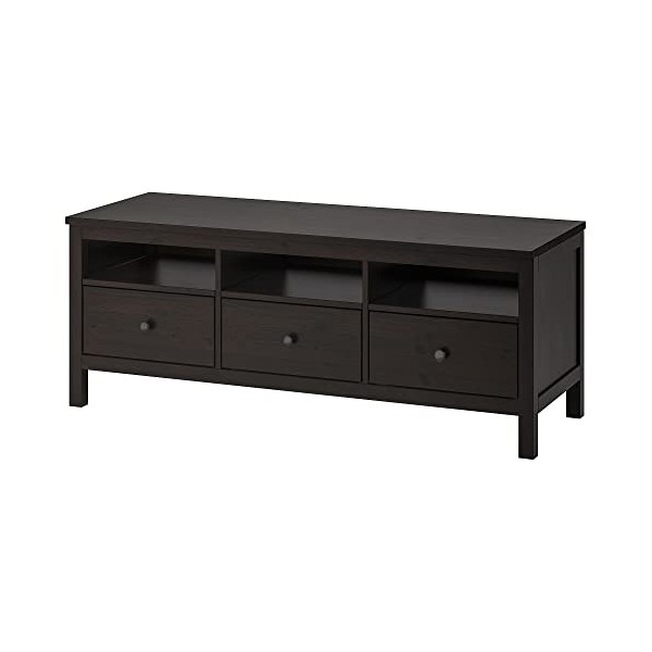 Ikea HEMNES Banc TV Noir/marron 148 x 47 x 57 cm