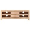 Meuble TV en bois dacacia massif Marron clair 120 x 30 x 40 cm