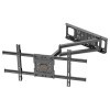 WHYFONE Support Mural TV Longue Portée avec Extension de 650mm, Support TV Mural Pivotant Inclinable et Extensible pour Télév