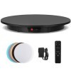 Flyrivergo Grand plateau tournant pour photographie 61 cm/150 kg - Support rotatif motorisé à 360 degrés avec télécommande - 