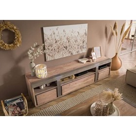 MASSIVMOEBEL24.DE Meuble TV Manguier Amsterdam 26 - Différentes Tailles