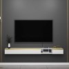 Meuble TV, Meuble Bas TV, étagères flottantes, Console TV Flottante, Meuble TV Mural/Support Suspendu/décodeur, Console multi