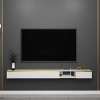 Meuble TV, Meuble Bas TV, étagères flottantes, Console TV Flottante, Meuble TV Mural/Support Suspendu/décodeur, Console multi