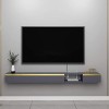 Meuble TV, Meuble Bas TV, étagères flottantes, Console TV Flottante, Meuble TV Mural/Support Suspendu/décodeur, Console multi