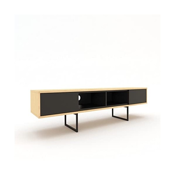 Mayaadi Home Meuble TV Abato RTV-FX-D en chêne