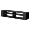 Selsey Weri - Meuble TV - 140 cm, Noir - Style Moderne
