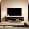 Selsey Weri - Meuble TV - 140 cm, Noir - Style Moderne