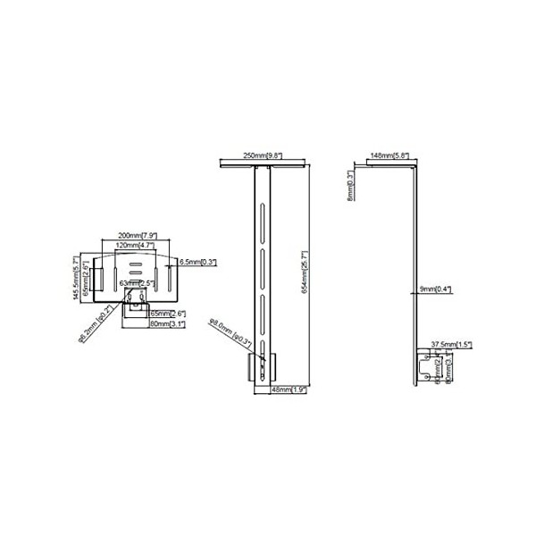 KIMEX - Support caméra - Visioconférence - Compatible Gamme Pro Modular 031-1035