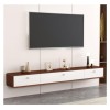 Support mural pour TV Meuble TV flottant en bois, centre de divertissement flottant de 78,7" for téléviseurs jusquà 80 pouce