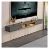 Support mural pour TV Meuble TV mural de 78,7 pouces, console multimédia for centre de divertissement, étagère TV flottante, 