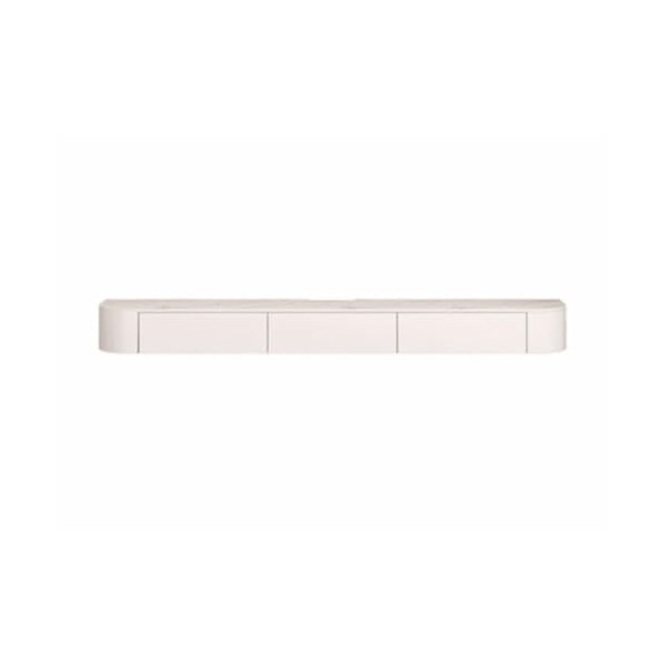 Meuble TV flottant en bois, meuble TV moderne flottant de 119,4 cm/139,7 cm, centre de divertissement, console multimédia, ét