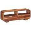 Meuble TV en bois massif dacacia 110 x 30 x 40 cm