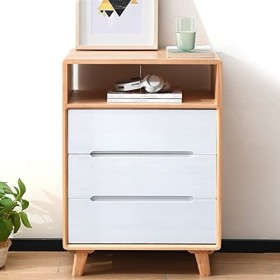 Meuble TV À 3 Tiroirs En Bois Moderne Du Milieu Du Siècle Avec Étagère Ouverte avec Étagère Ouverte, Grand Meuble de Rangemen