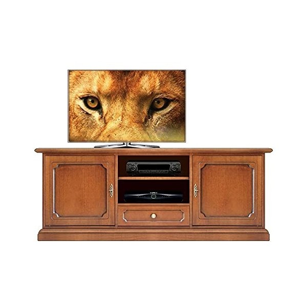 Arteferretto Made in Italy Meuble pour téléviseur Bas Classique 2 Portes