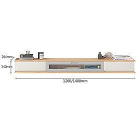 Étagère murale flottante Meuble TV Meuble TV Étagère décodeur Meuble de rangement pour console TV Support de rangement pour b