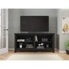 Caemmum Meuble TV 65 Pouces Maxi Noir 4 Niches