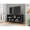 Caemmum Meuble TV 65 Pouces Maxi Noir 4 Niches