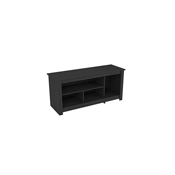 Caemmum Meuble TV 55 Pouces Maxi Noir 4 Niches