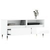 Générique Meuble TV Blanc Brillant 100x34,5x44,5 cm Bois dingénierie,22 KG,831230, Meubles, Meubles TV