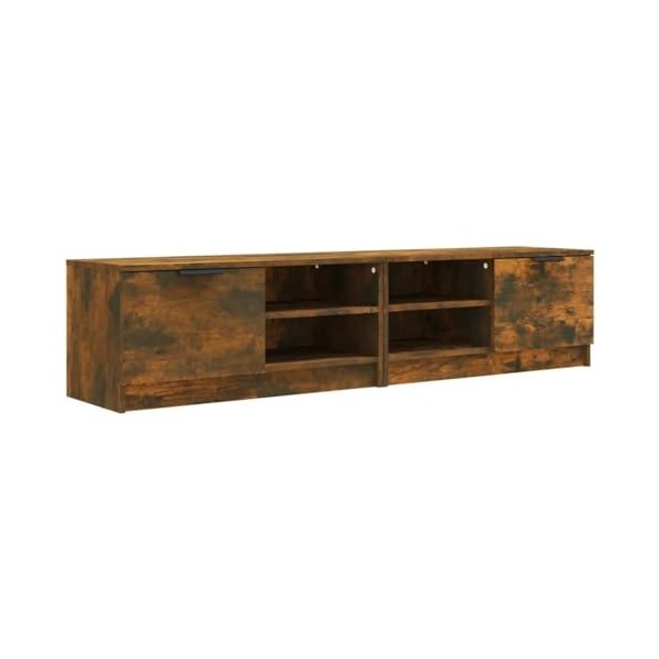 Générique Meubles TV 2 pcs Chêne fumé 80x35x36,5 cm Bois dingénierie,30.6 KG,817118, Meubles, Meubles TV