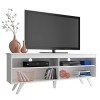 MADESA - Meuble TV Moderne, Meuble TV, Meuble de Salon, Meuble TV Bois, Meuble TV avec Rangement, Console TV avec 4 Étagères 