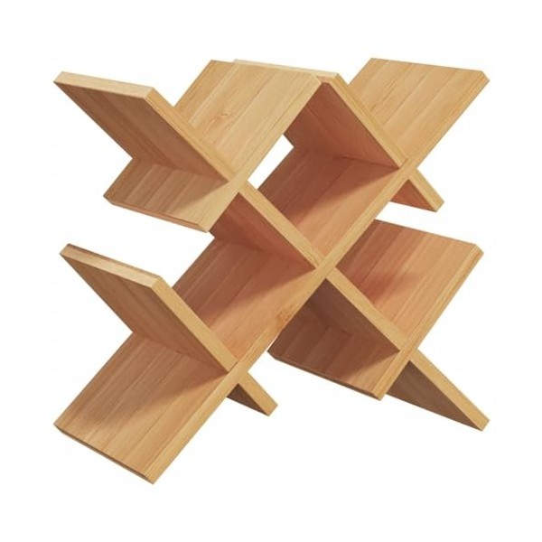 vidaXL Casier à Vin pour 5 Bouteilles, Étagère à Vin avec Rangement, Support à Vin, Porte-Bouteilles de Cuisine Salon, Modern