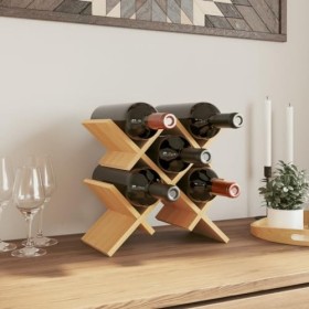 vidaXL Casier à Vin pour 5 Bouteilles, Étagère à Vin avec Rangement, Support à Vin, Porte-Bouteilles de Cuisine Salon, Modern
