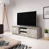 Selsey Permys - Meuble TV/Banc TV 120 cm béton Smart 