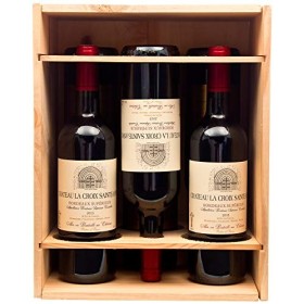 Mabouteille - Caisse en Bois à Glissière capacité 6 Bouteilles de Bordeaux, Bourgogne ou Champagne 75cl - A lunité