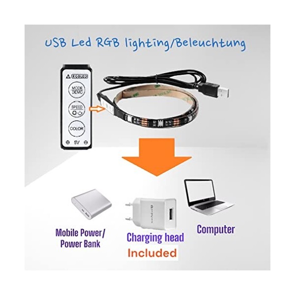 weeco USB Tonneau en Bois Vintage Minibar Armoire de Bar à LED Rustique - Commode de Maison gin Whisky, bière - Casier à Vin 