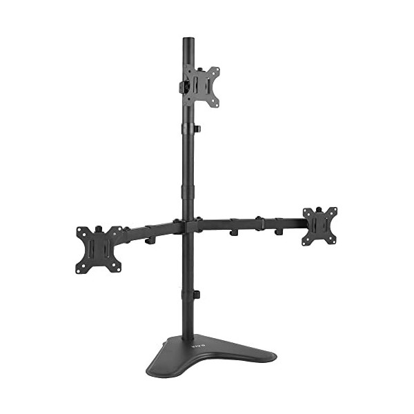 VIVO STAND-V003E Support de bureau pour écran dordinateur 3 écrans jusquà 30"