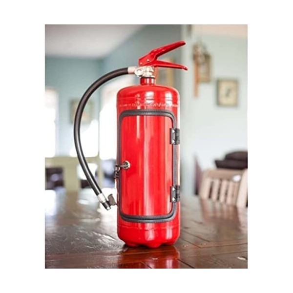 Mini bar extincteur fantaisie en forme dextincteur - Décoration en forme dextincteur - Pour amateurs de whisky, pompier, fa