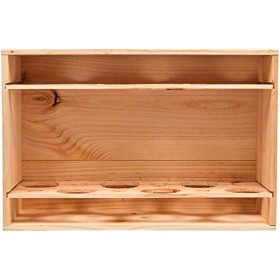 Mabouteille - Caisse en Bois à Clouer capacité 12 Bouteilles de Bordeaux 75cl - A lunité
