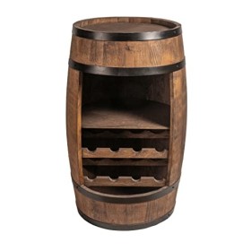 Creative Cooper Casier à vin - Cave à vin - Mini Bar - Armoire à Alcool - Baril à vin - Bar à vin - Peut être utilisé - 80 cm