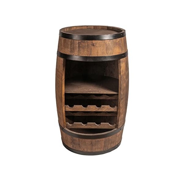 Creative Cooper Casier à vin - Cave à vin - Mini Bar - Armoire à Alcool - Baril à vin - Bar à vin - Peut être utilisé - 80 cm