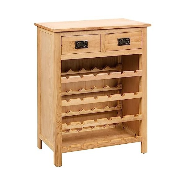 vidaXL Casier à Bouteilles Armoire à Vin Range Bouteille Cave à Vin Porte-Bouteille Casier à Vin Armoire de Bar 72x32x90 cm B