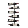 Casiers à vin industriels for 4/6/8/10/12 Bouteilles de vin, Porte-Organisateur daffichage de Bouteilles de vin Suspendus à 
