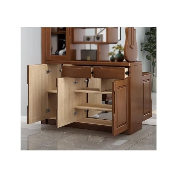 GUERNSEY Armoire à Vin Armoire de séparation avec écran dentrée de Style Chinois, Armoire dentrée de Salon, Armoire à vin, 