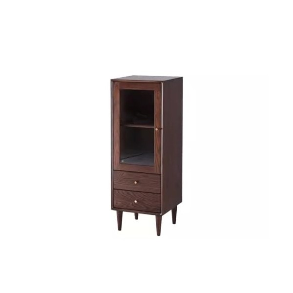 GUERNSEY Armoire à Vin Meuble TV latéral en Bois Massif, Armoire à vin en chêne, Salon Moderne et Minimaliste avec Armoire de