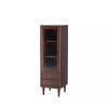 GUERNSEY Armoire à Vin Meuble TV latéral en Bois Massif, Armoire à vin en chêne, Salon Moderne et Minimaliste avec Armoire de