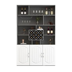 GUERNSEY Armoire à Vin Armoire à vin Armoire de séparation Maison Salon Simple Moderne Armoire de Hall Armoire dentrée Armoi