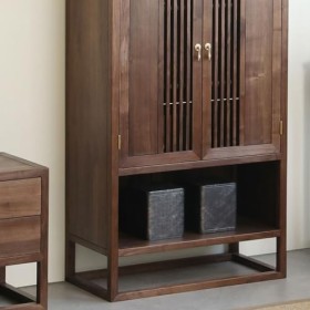 GUERNSEY Armoire à Vin Armoire à vin Moderne Minimaliste de Style Chinois, Meuble latéral TV, Meuble à thé, Meuble de Salon, 