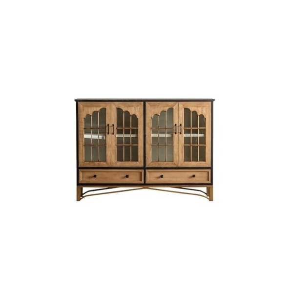 GUERNSEY Armoire à Vin Armoire à vin rétro, Armoire dentrée, Salle détude arquée, hôtel, Armoire de Rangement Multicouche C